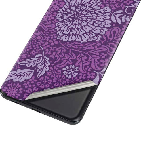 Radiant Orchid Floral Galaxy S21 Ultra 5G Skin