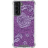 Radiant Orchid Floral Galaxy S22 Clear Case