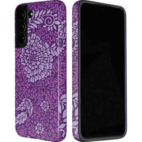 Radiant Orchid Floral Galaxy S22 Plus Pro Case