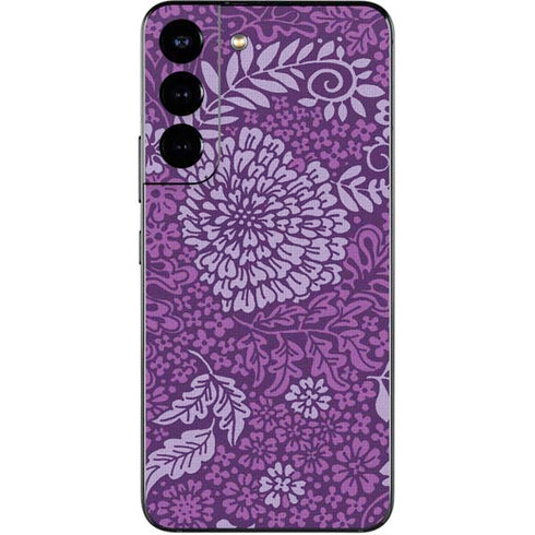 Radiant Orchid Floral Galaxy S22 Skin