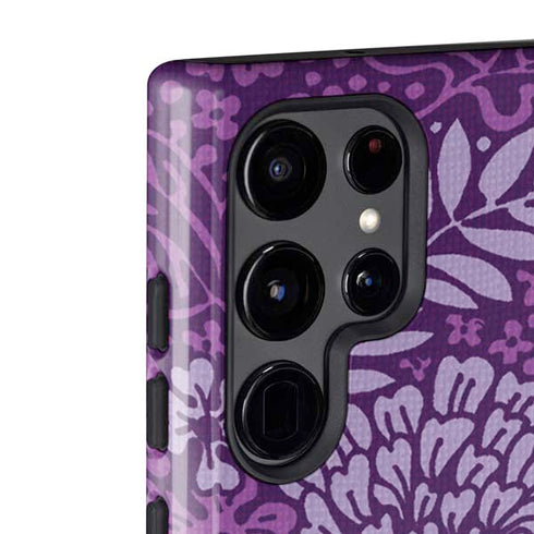 Radiant Orchid Floral Galaxy S22 Ultra Pro Case