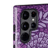 Radiant Orchid Floral Galaxy S22 Ultra Pro Case