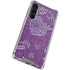 Radiant Orchid Floral Galaxy S23 Plus Clear Case