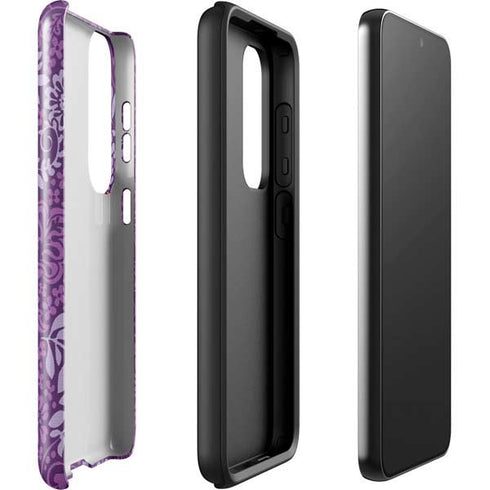 Radiant Orchid Floral Galaxy S23 Plus Pro Case