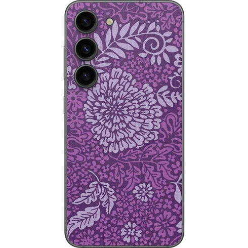 Radiant Orchid Floral Galaxy S23 Skin