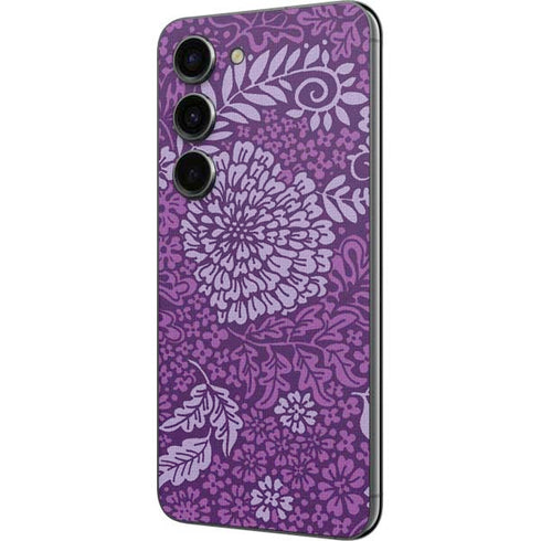 Radiant Orchid Floral Galaxy S23 Skin