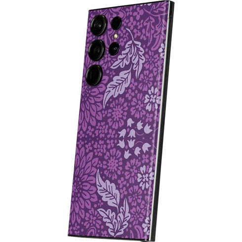 Radiant Orchid Floral Galaxy S23 Ultra Skin