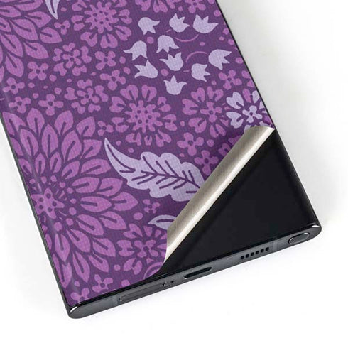 Radiant Orchid Floral Galaxy S23 Ultra Skin