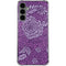 Radiant Orchid Floral Galaxy S24 Plus Clear Case