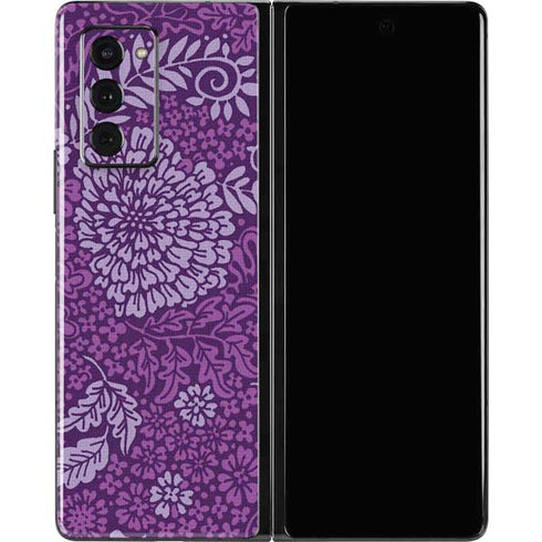 Radiant Orchid Floral Galaxy Z Fold2 5G Skin