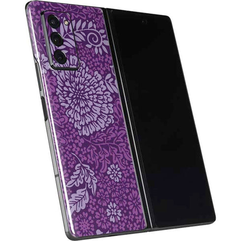Radiant Orchid Floral Galaxy Z Fold2 5G Skin