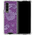 Radiant Orchid Floral Galaxy Z Fold4 5G Clear Case
