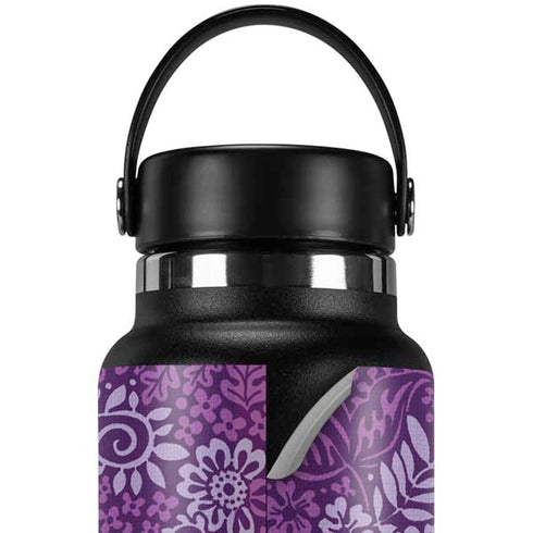 Radiant Orchid Floral Hydro Flask 32oz Wide Mouth Skin