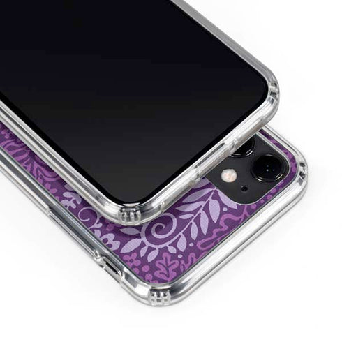 Radiant Orchid Floral iPhone 11 Clear Case