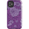 Radiant Orchid Floral iPhone 11 Impact Case