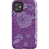 Radiant Orchid Floral iPhone 11 Impact Case