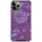Radiant Orchid Floral iPhone 11 Pro Max Clear Case