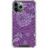Radiant Orchid Floral iPhone 11 Pro Max Clear Case
