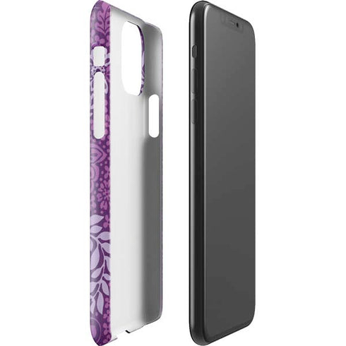 Radiant Orchid Floral iPhone 11 Pro Max Lite Case