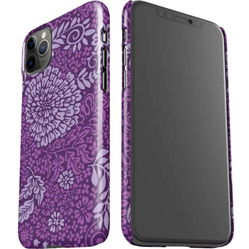 Radiant Orchid Floral iPhone 11 Pro Max Lite Case