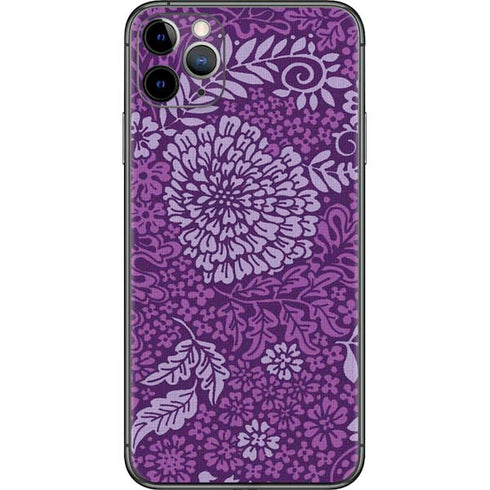 Radiant Orchid Floral iPhone 11 Pro Max Skin