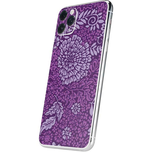 Radiant Orchid Floral iPhone 11 Pro Max Skin