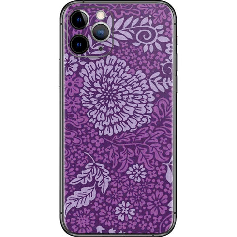 Radiant Orchid Floral iPhone 11 Pro Skin