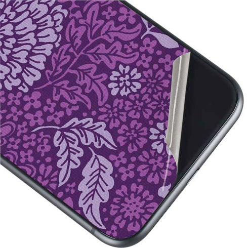 Radiant Orchid Floral iPhone 11 Skin