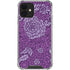 Radiant Orchid Floral iPhone 12 Clear Case