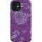 Radiant Orchid Floral iPhone 12 Mini Impact Case