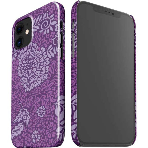 Radiant Orchid Floral iPhone 12 Mini Lite Case