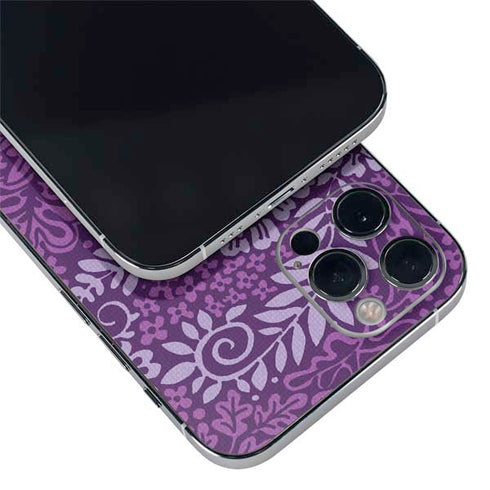 Radiant Orchid Floral iPhone 12 Pro Max Skin
