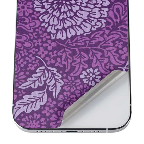 Radiant Orchid Floral iPhone 12 Pro Skin