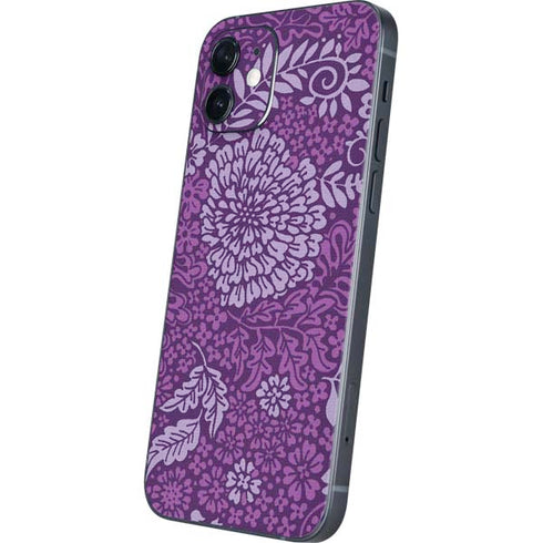 Radiant Orchid Floral iPhone 12 Skin