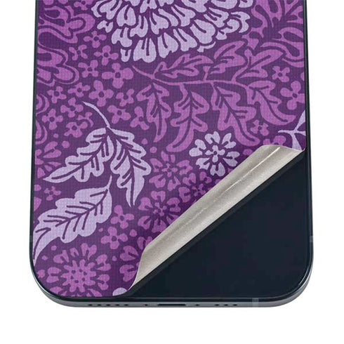 Radiant Orchid Floral iPhone 12 Skin