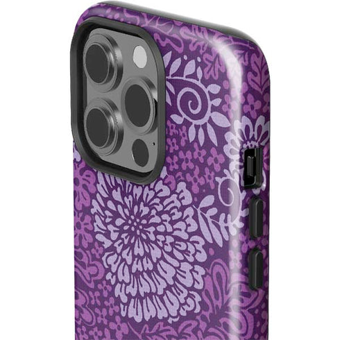 Radiant Orchid Floral iPhone 13 Pro Impact Case