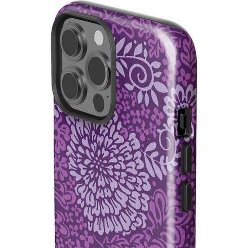 Radiant Orchid Floral iPhone 13 Pro Max Impact Case