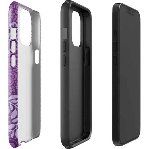Radiant Orchid Floral iPhone 13 Pro Max Impact Case