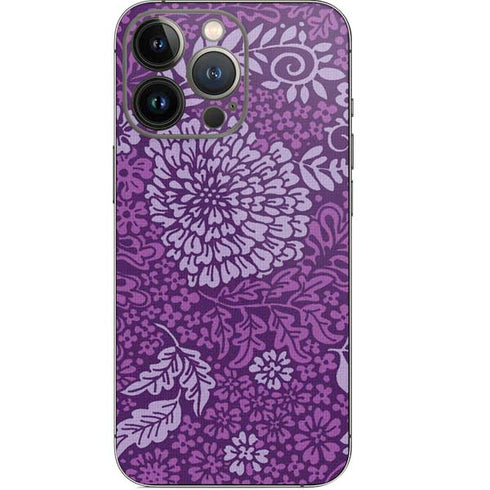 Radiant Orchid Floral iPhone 13 Pro Skin