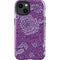Radiant Orchid Floral iPhone 15 Plus Impact Case