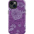 Radiant Orchid Floral iPhone 15 Plus Impact Case
