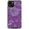 Radiant Orchid Floral iPhone 14 Plus Clear Case