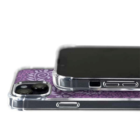 Radiant Orchid Floral iPhone 14 Plus MagSafe Case