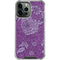 Radiant Orchid Floral iPhone 15 Pro Max Clear Case