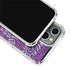 Radiant Orchid Floral iPhone 15 Pro Max Clear Case