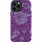 Radiant Orchid Floral iPhone 15 Pro Max Impact Case