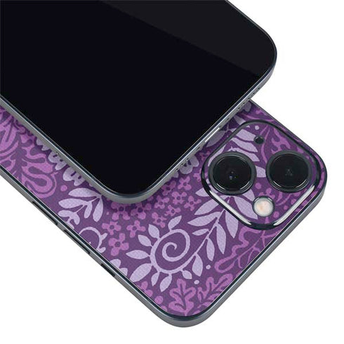 Radiant Orchid Floral iPhone 14 Skin