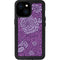 Radiant Orchid Floral iPhone 15 Waterproof Case