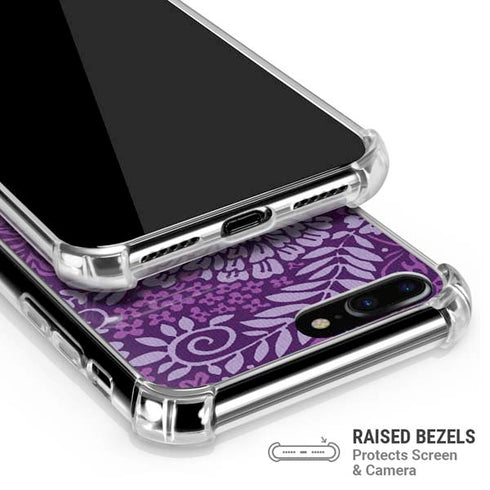 Radiant Orchid Floral iPhone 7/8 Plus Clear Case