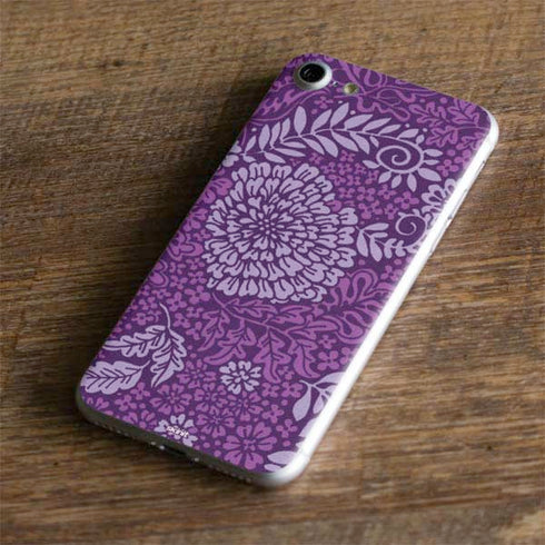 Radiant Orchid Floral iPhone 8 Skin